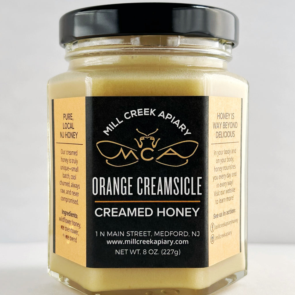 Orange Creamsicle Creamed Honey, 8oz.