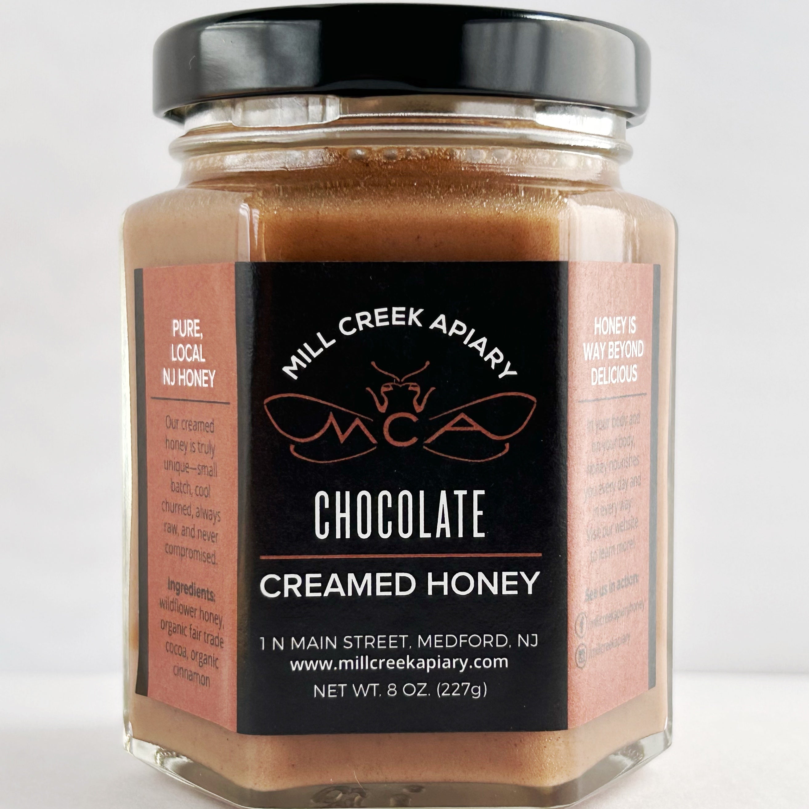 Chocolate Creamed Honey, 8oz.