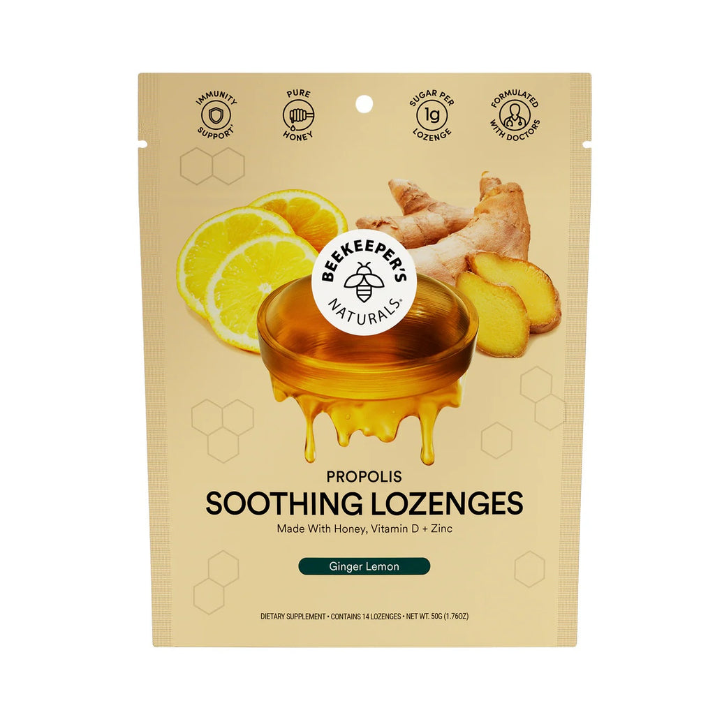 Lozenges- Beekeeper's Naturals- Ginger Lemon