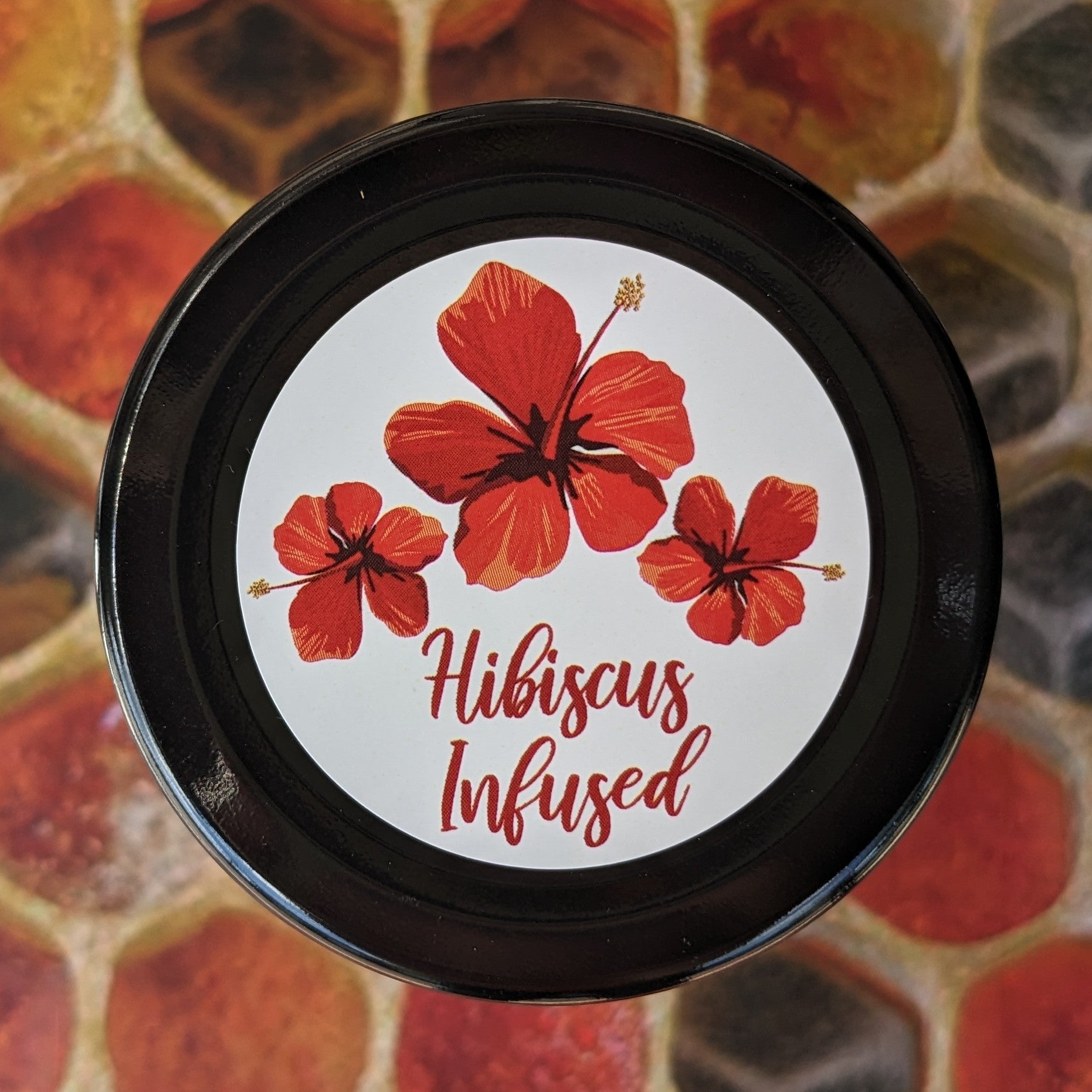 Hibiscus Infused Honey