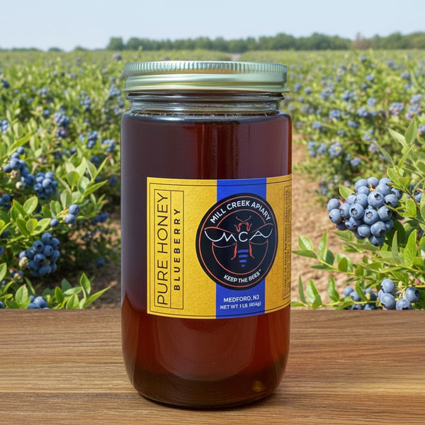 【正規品】Bibiy. HONEY BEE TOP ブルー Blueberry Honey, 1lb. – Mill Creek Apiary