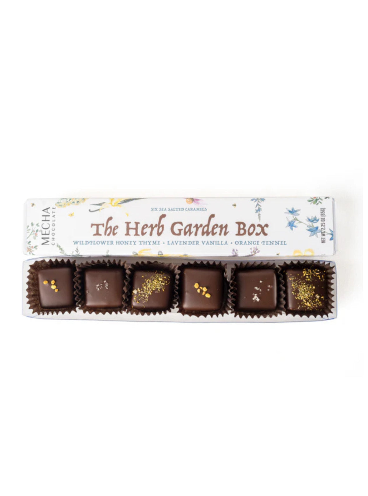 Mecha Chocolate- Herb Garden 6-Piece Box
