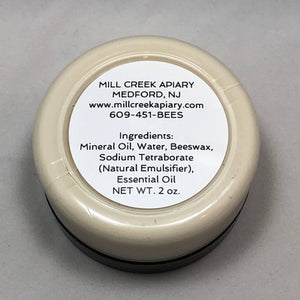 Mill Creek Apiary skin cream ingredients