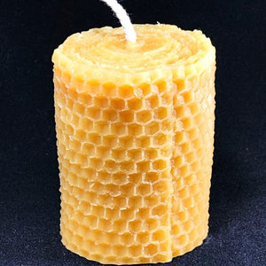 Small Honeycomb Beeswax candle from Mill Creek Apiary
