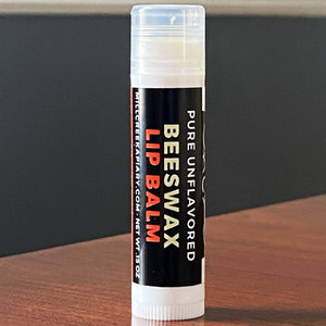 Mill Creek Apiary unflavored lip balm has a natural subtle scent of beeswax.