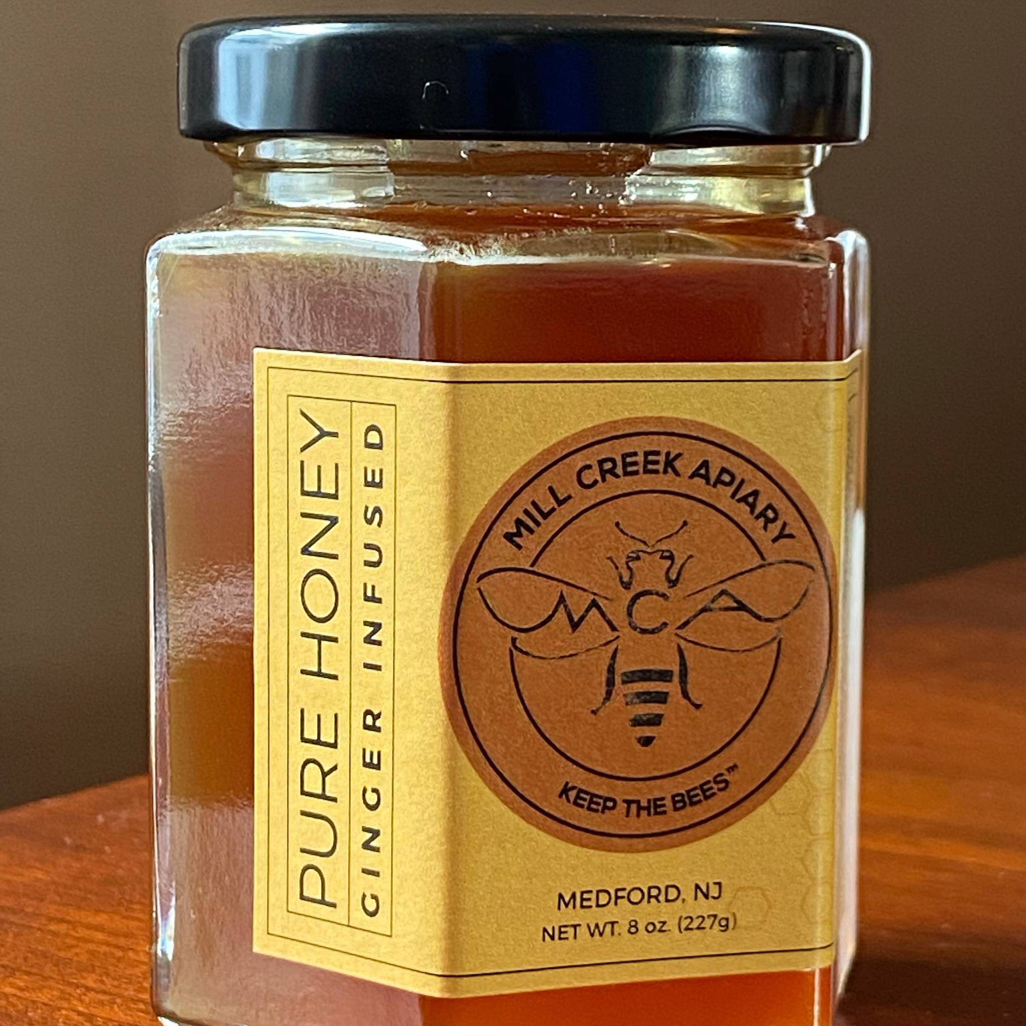 Ginger Infused Honey from Mill Creek Apiary