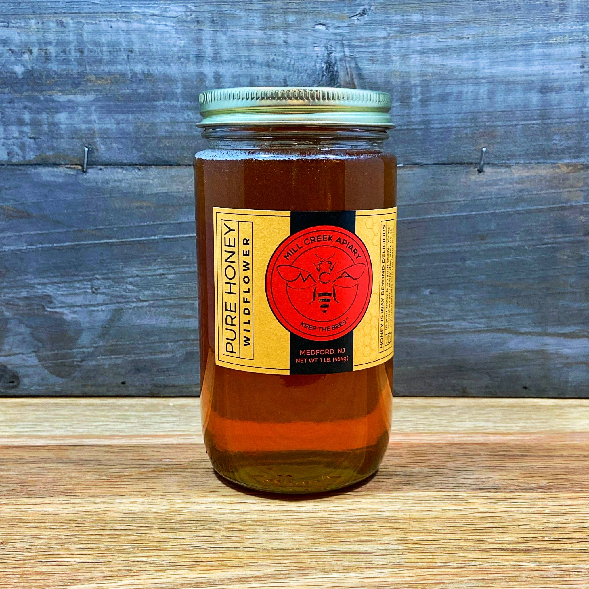 Mill Creek Apiary's wildflower honey has a rich, bold, and floral taste not found in commercial honey