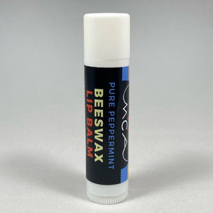 All natural peppermint lip balm from Mill Creek Apiary