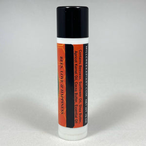 Natural ingredients in Mill Creek Apiary lip balm
