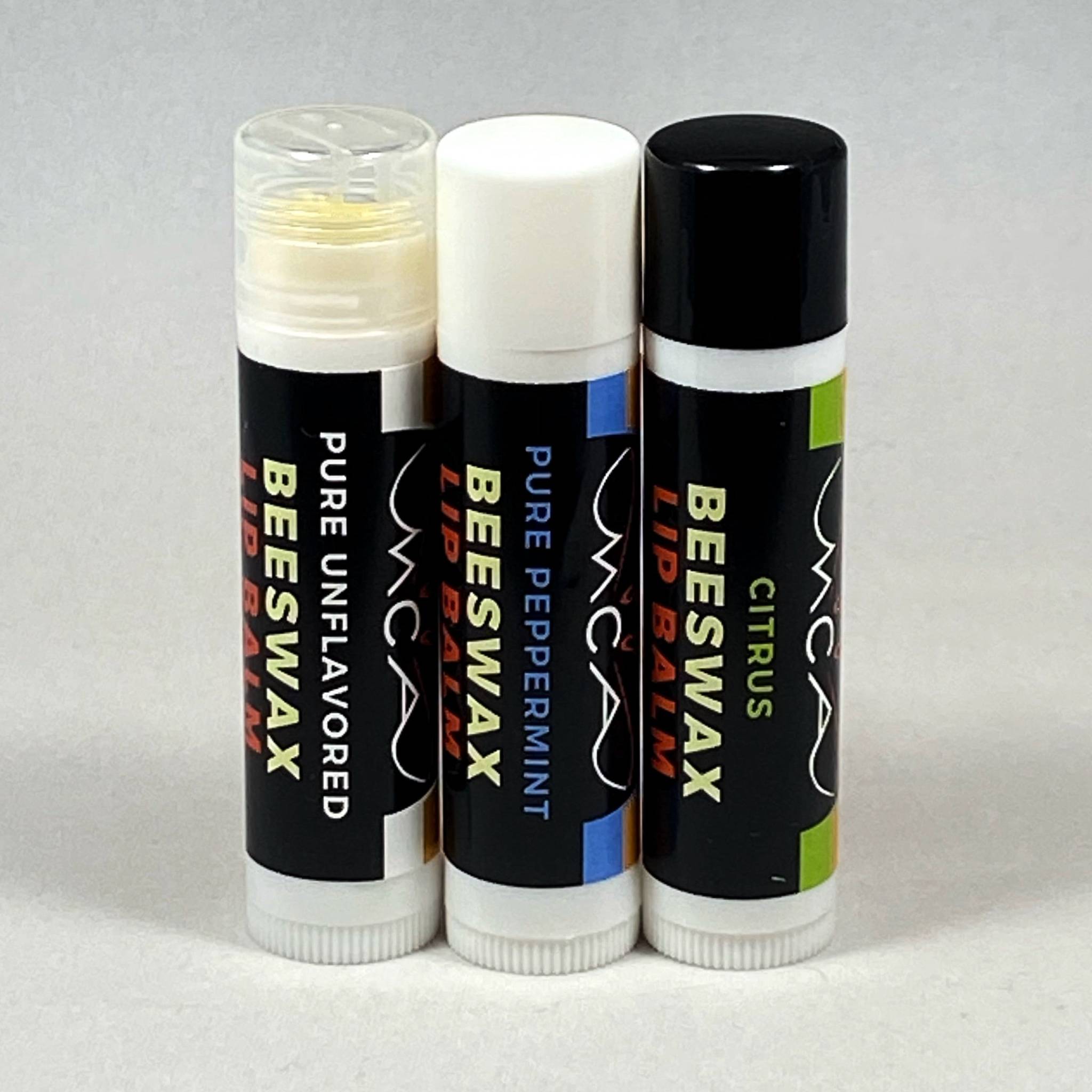 All Natural and skin protective lip balms from Mill Creek Apiary 