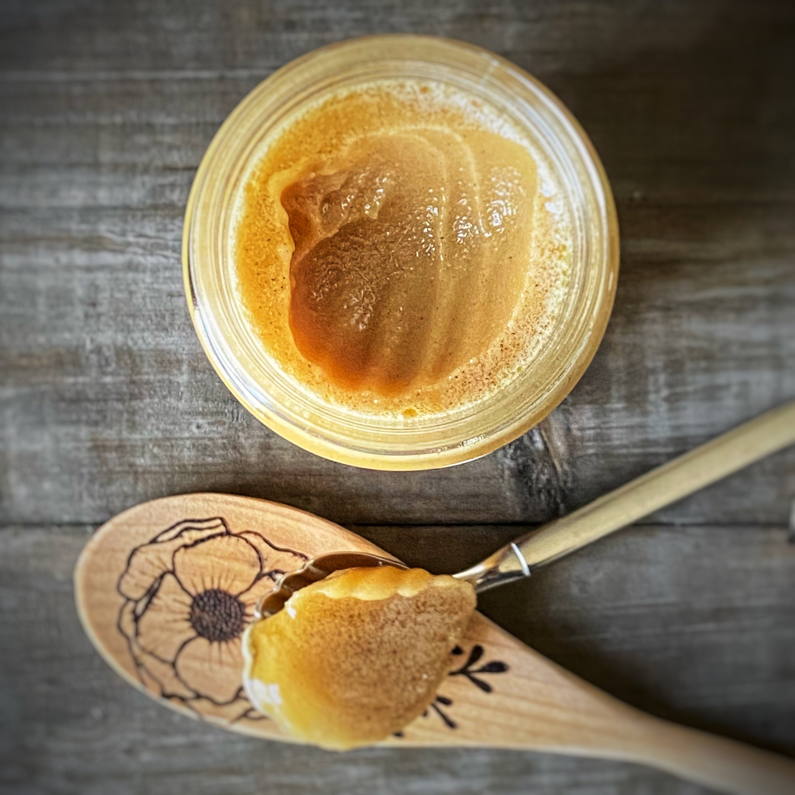 Mill Creek Apiary creamed cinnamon honey is spreadable and delicious